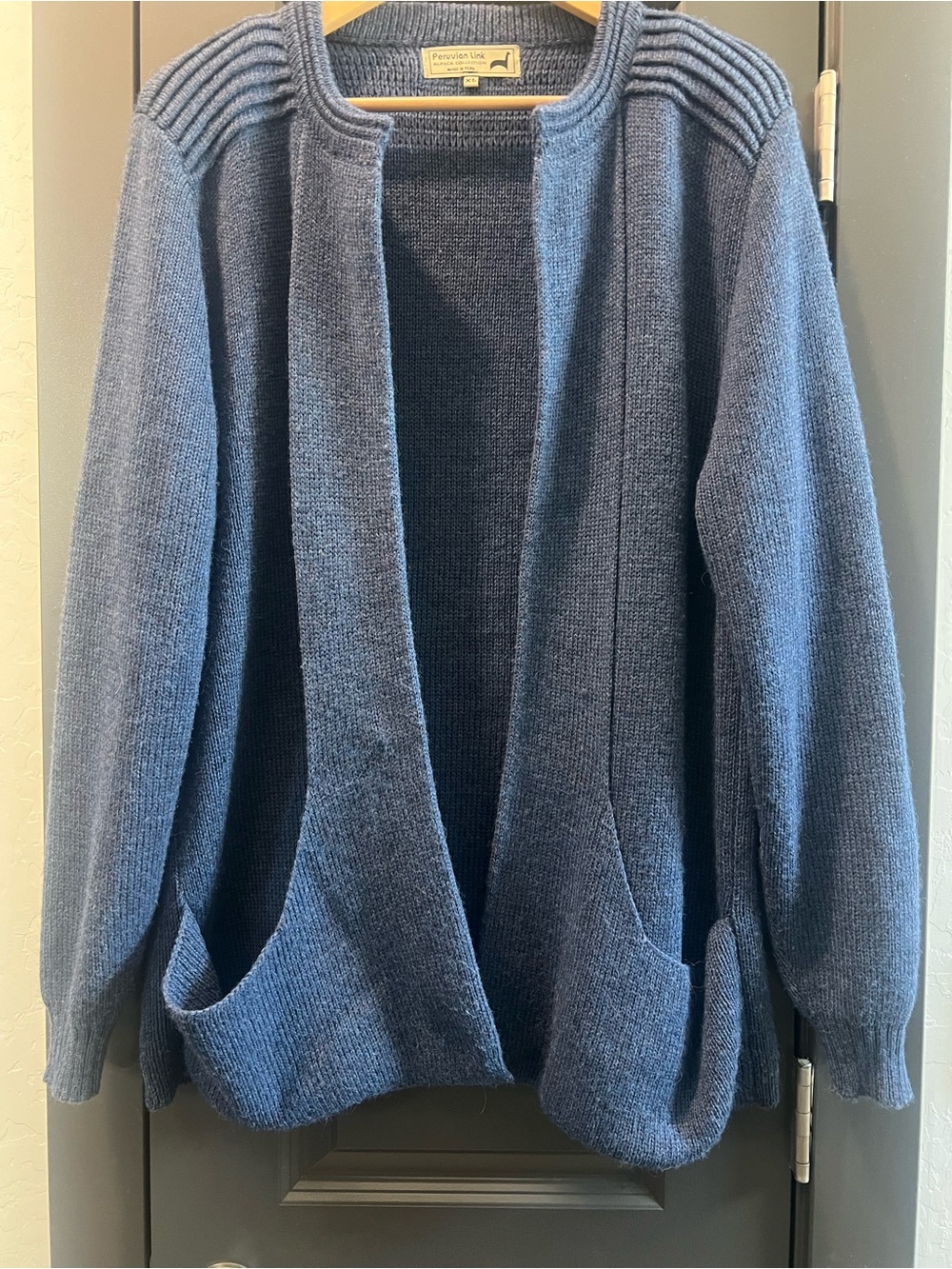 Peruvian Link 100% Alpaca Cardigan SzXL